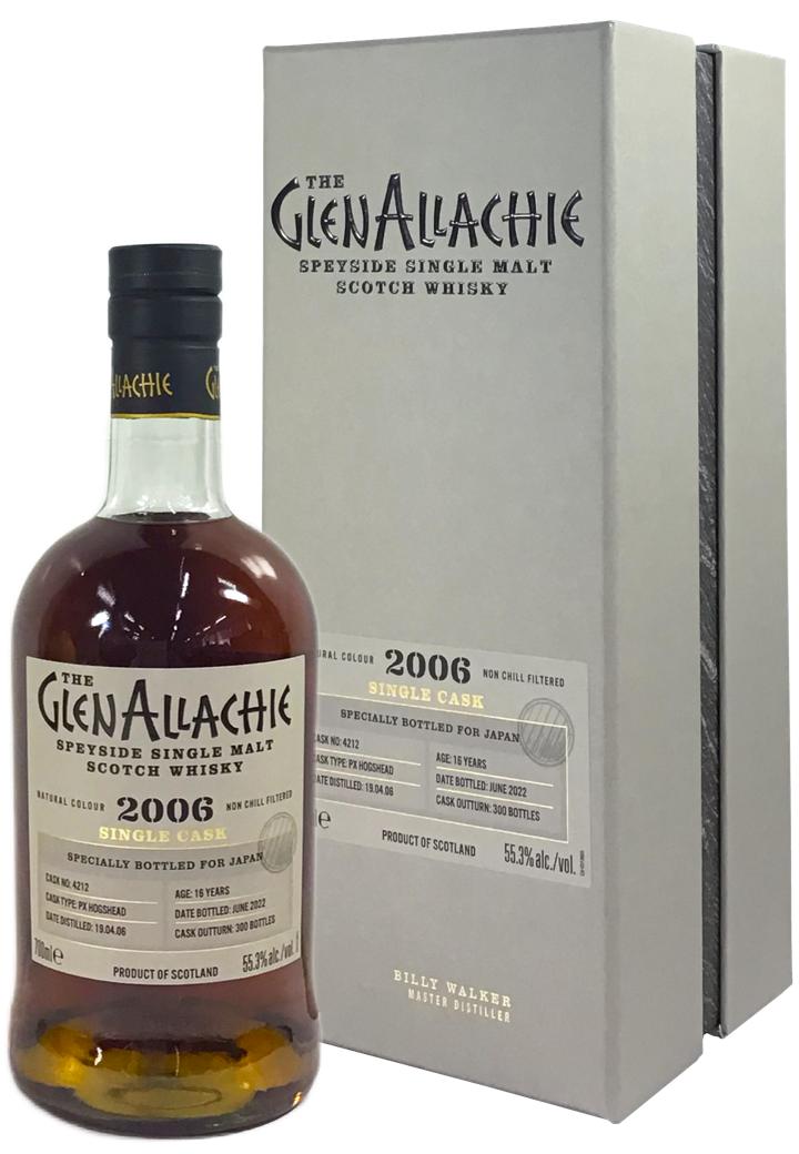 グレンアラヒー 日本限定シングルカスク 16年熟成 PXホグスヘッド