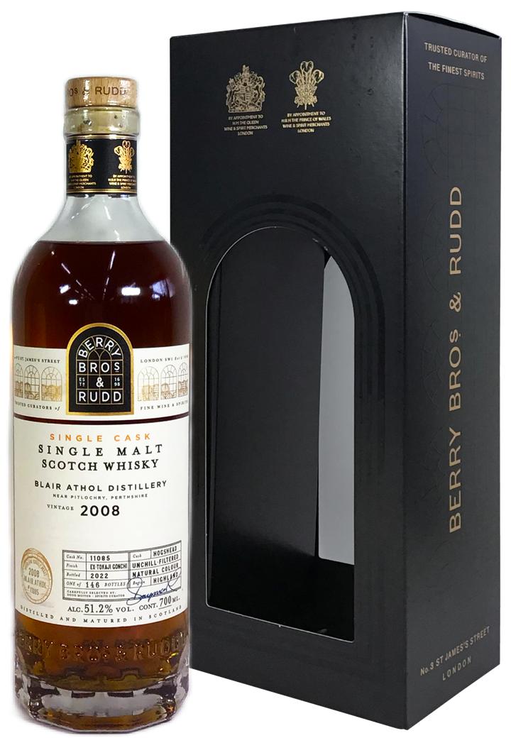 BERRY BROS & RUDD シングルモルト 2008 ブレアアソール BB&R