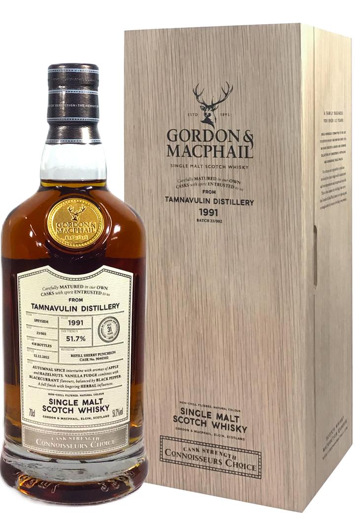 ゴードン＆マクファイル タムナヴーリン ゴードン＆マクファイル コニサーズチョイス タムナヴーリン 31年