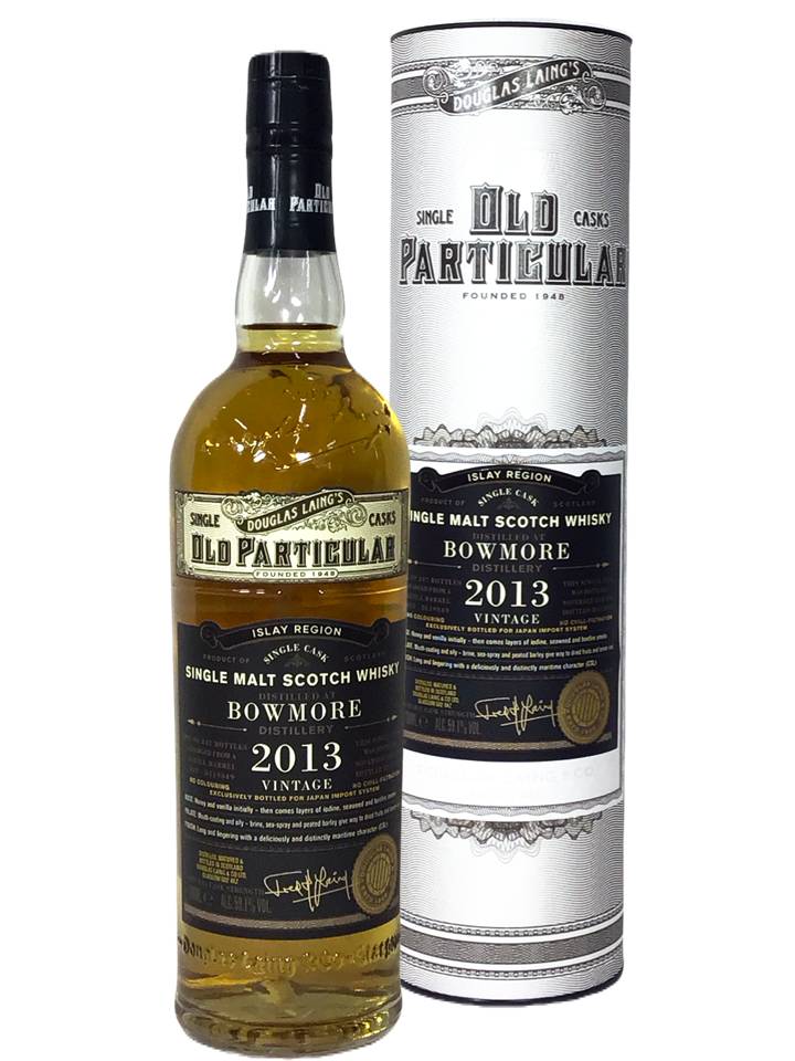 ボウモア　2013　11年　オールドパティキュラー for JIS　59.1％ ダグラスレイン オールドパティキュラー ボウモア 2013 FOR JIS 59.1