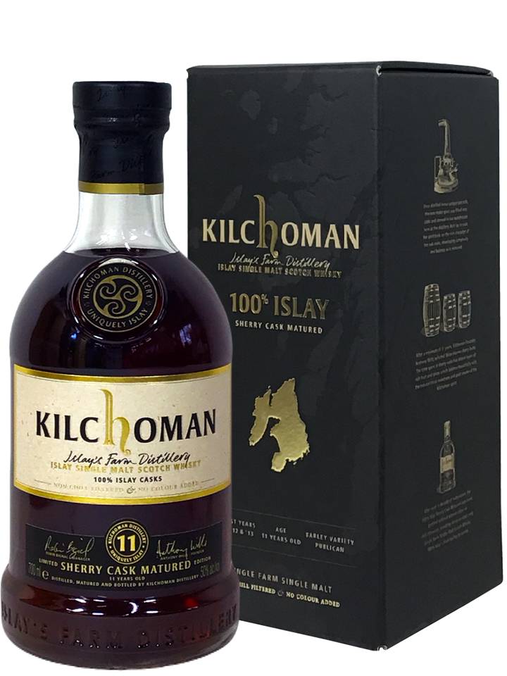 キルホーマン 100％アイラ 11年 シェリーカスク | ウイスキー | 戸田