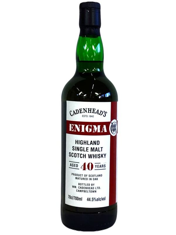 ケイデンヘッド エニグマ ハイランド シングルモルト 40年(HIG.3.A