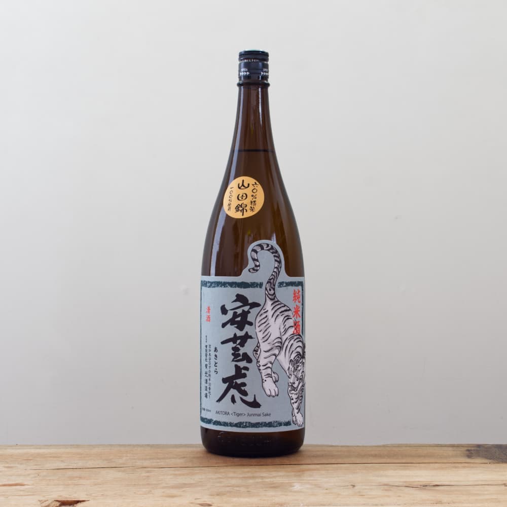 安芸虎 山田錦 純米酒 60%精米 1,800ml