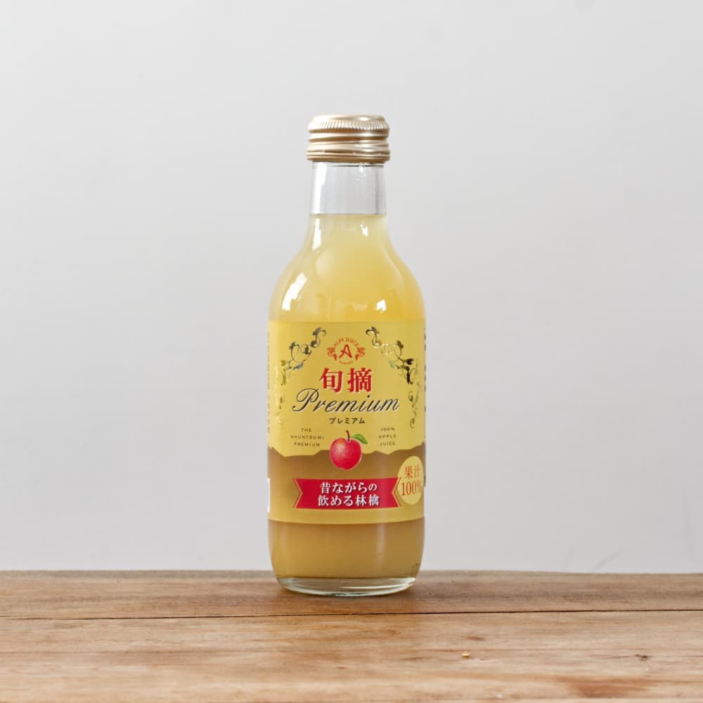 旬摘プレミアム 昔ながらの飲める林檎 200ml