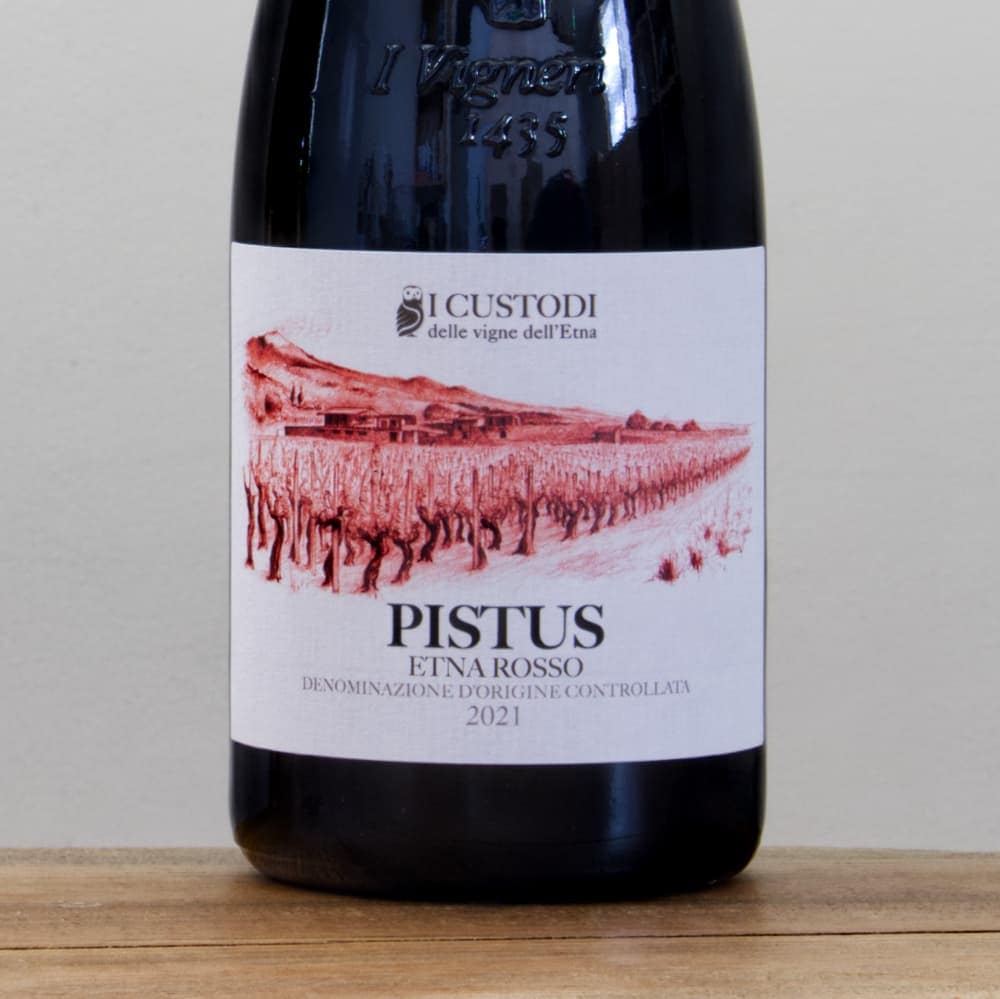 イ・クストゥーディ ピストゥス エトナ・ロッソ2021赤