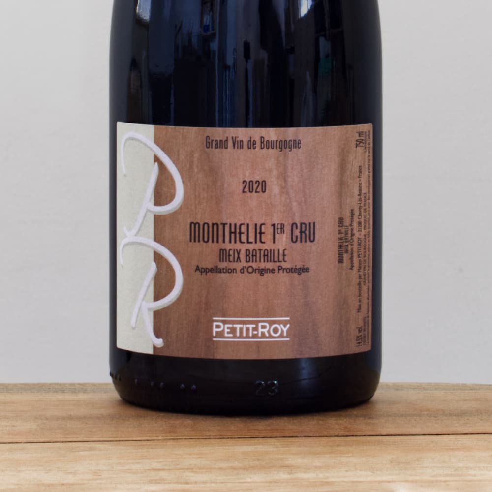 ドメーヌ・プティ・ロワ モンテリー プルミエ・クリュ ル・メ ・バタイユ 2020 自然派 ビオディナミ 赤ワイン フランス ブルゴーニュ