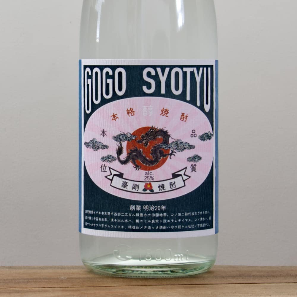 市来焼酎 GO GO SYOTYU （豪剛焼酎） 25度 1,800ml