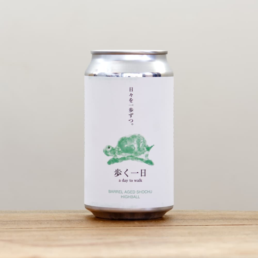 本格焼酎 歩く一日 RTD 〜カメハイ（ソーダ割り）缶〜 350ml