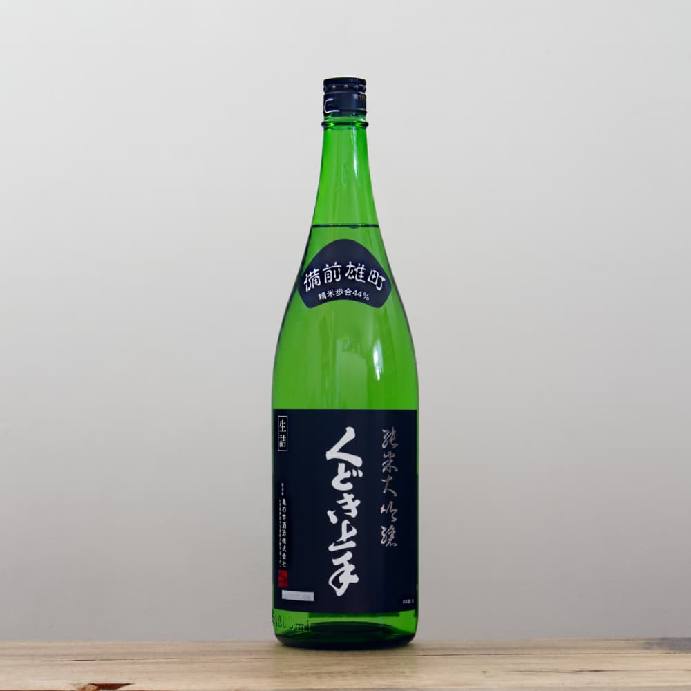 くどき上手 備前雄町44% 純米大吟醸 黒ラベル 1,800ml