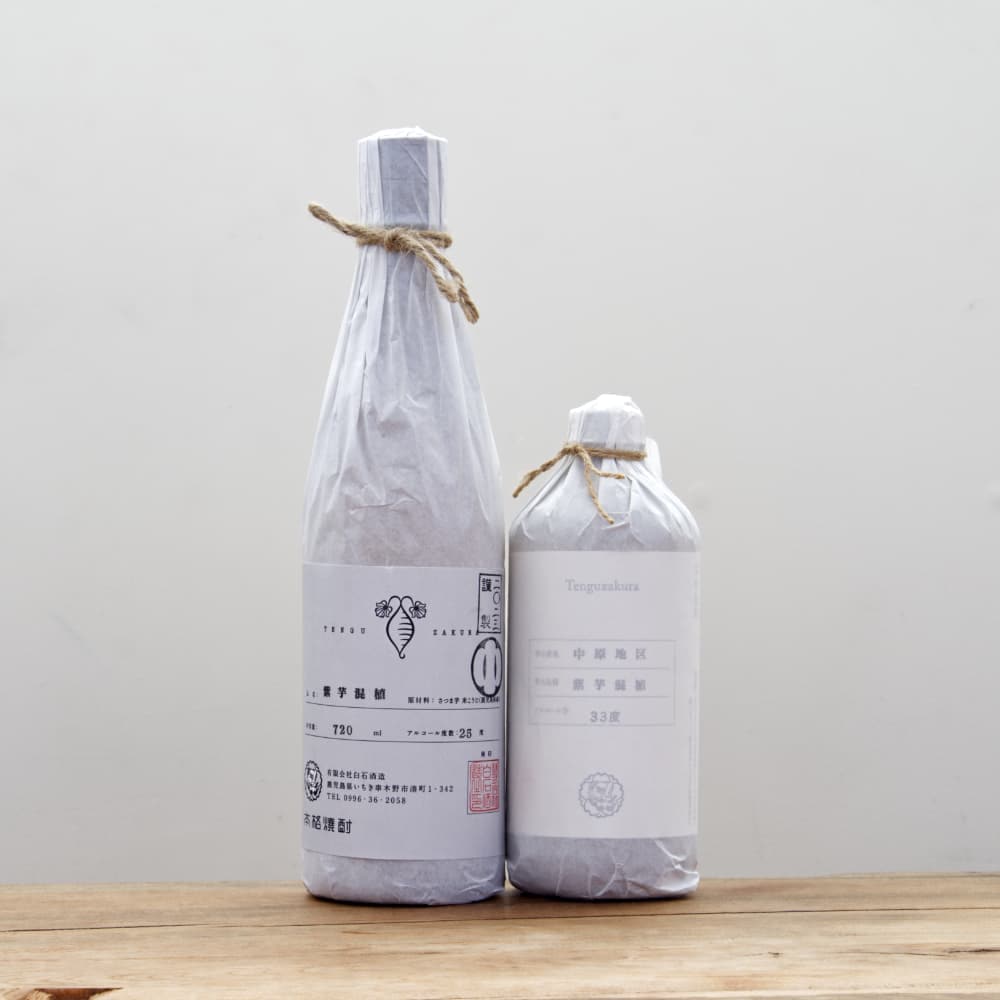 天狗櫻 紫芋混植 25度 720ml