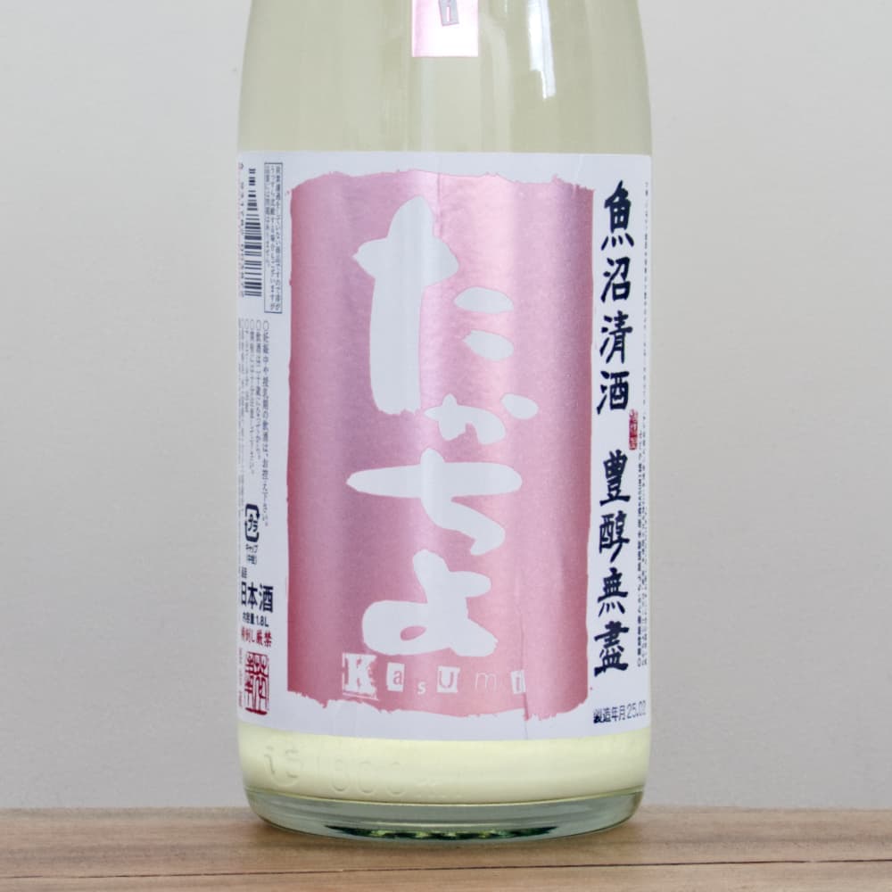 たかちよ PEACHラベル Kasumi 扁平精米無濾過生原酒 1,800ml