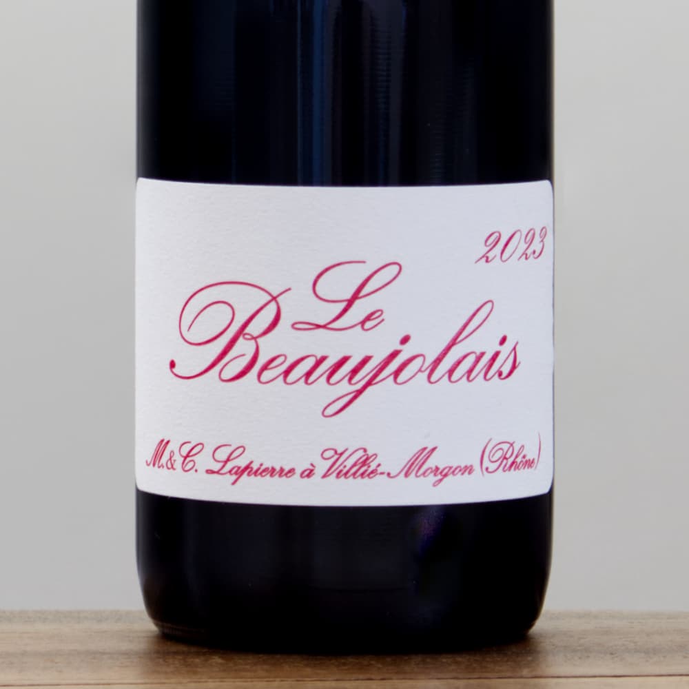 マルセル・ラピエール ル・ボジョレー2023赤