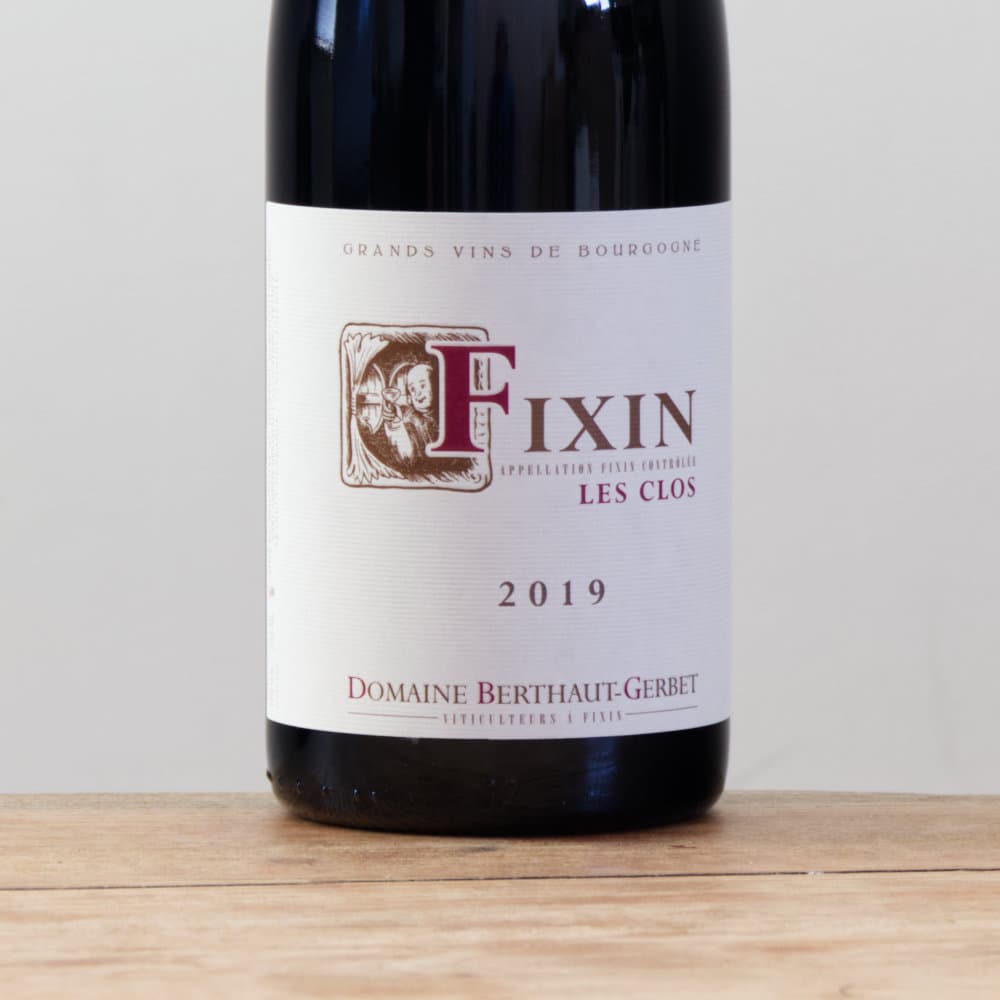 フィサン・レ・クレ ドメーヌ・ベルトー・ジェルベ2019 ベルトー・ジェルべ フィサン レ・クロ2019赤