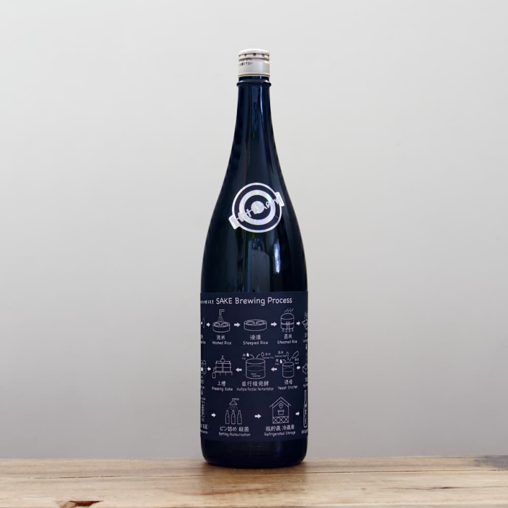 日高見 中取り純米大吟醸 フローチャートラベル 1,800ml