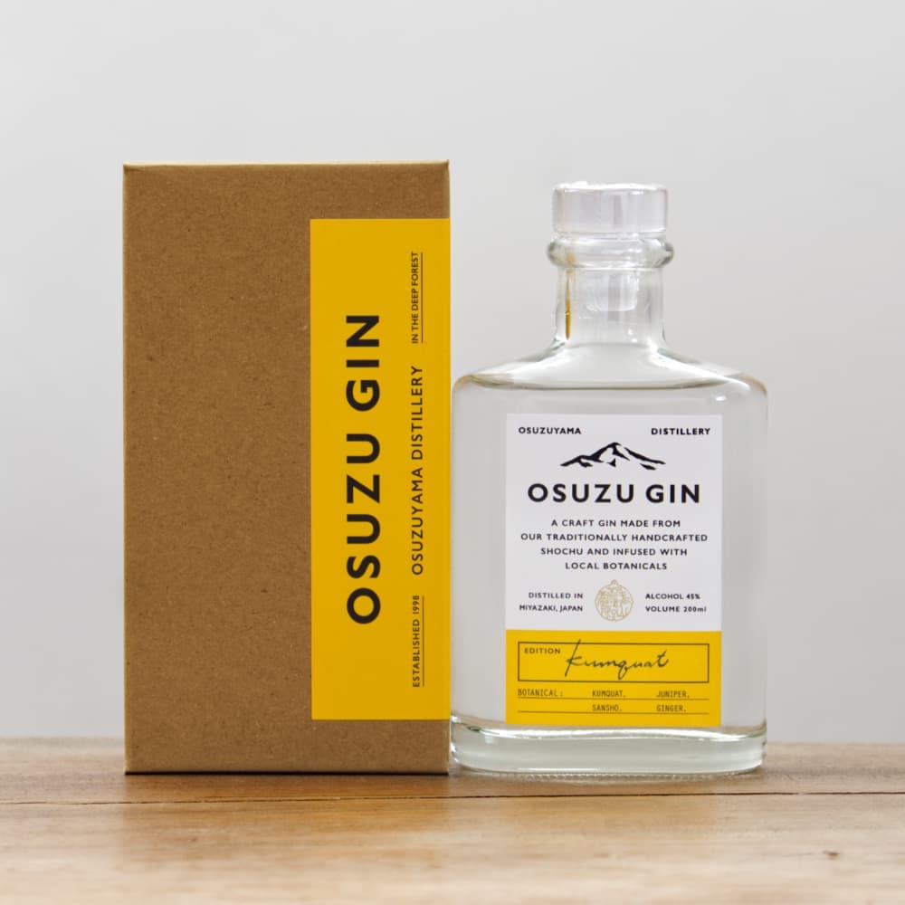 尾鈴山 OSUZU GIN KUMQUAT (金柑) 45度 200ml