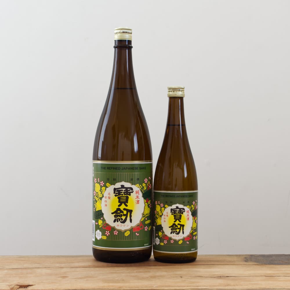 宝剣 純米酒 レトロラベル 720ml