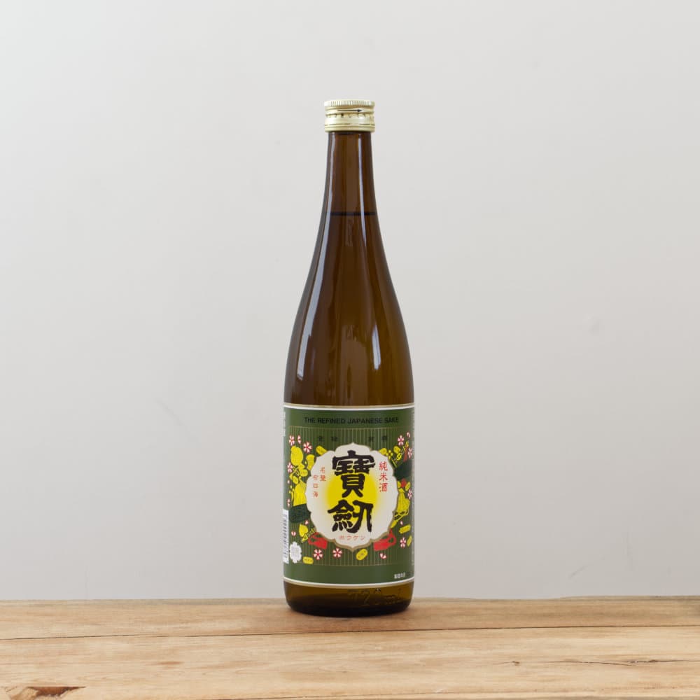 けん坊 宝剣 純米酒 レトロラベル 720ml