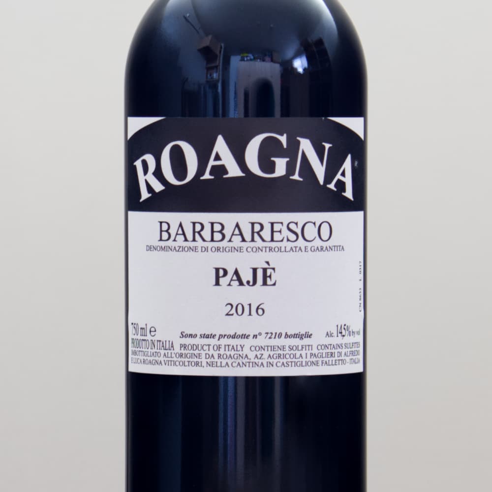 ロアーニャ バルバレスコ パイエ2016赤