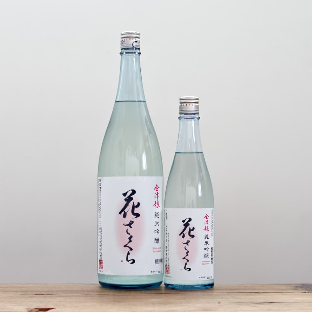 開栓注意】会津娘 花さくら 純米吟醸 1,800ml