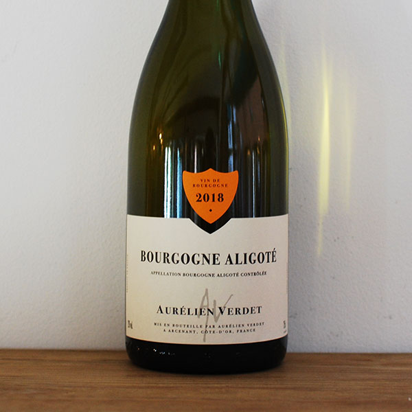オレリアン・ヴェルデ ブルゴーニュ・アリゴテ2018白