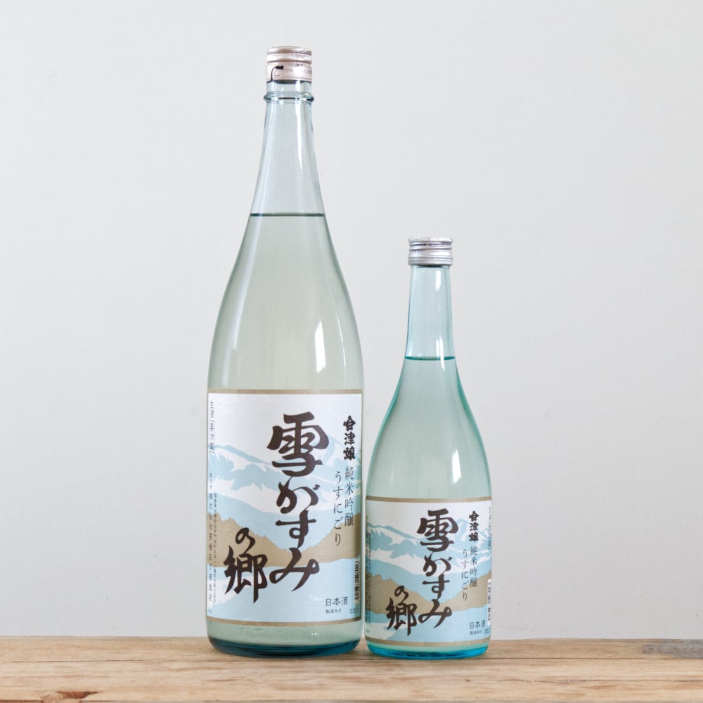 会津娘 雪がすみの郷 純米生酒 うすにごり 1,800ml