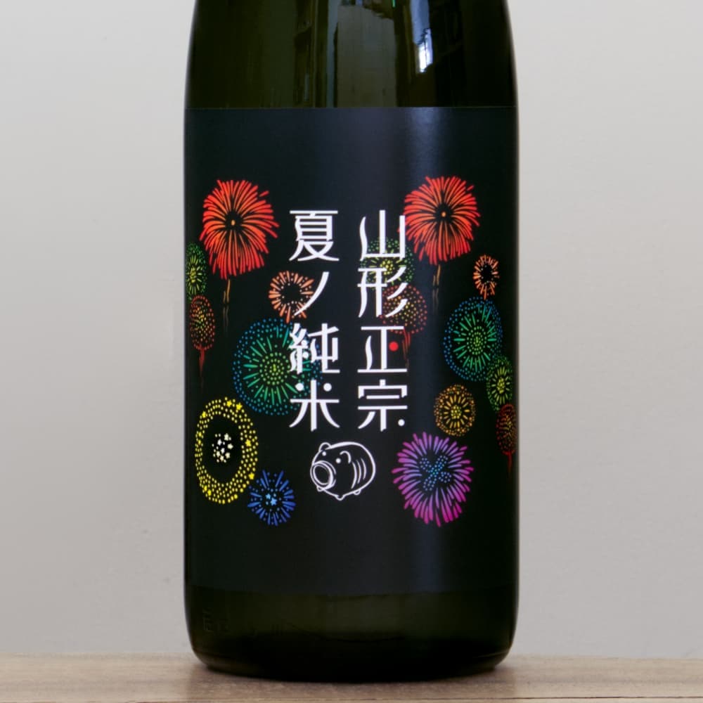 山形正宗 夏ノ純米 花火ラベル 1,800ml