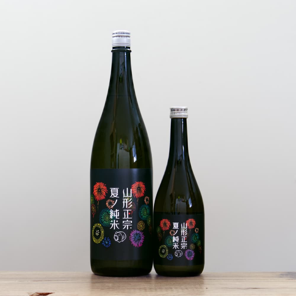 山形正宗 夏ノ純米 花火ラベル 1,800ml