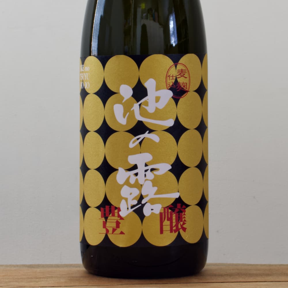 芋焼酎 池の露 豊醸 麦麹仕込み 25度 1,800ml