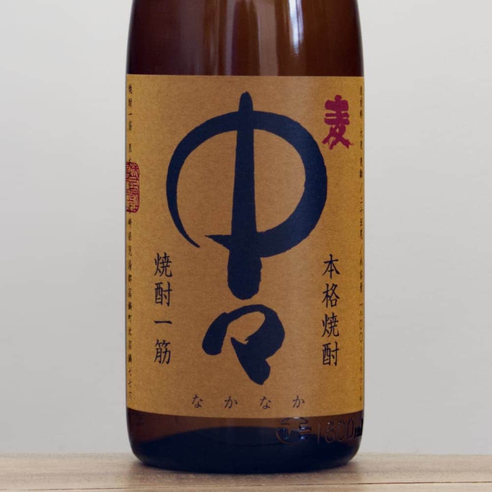 本格麦焼酎 25度 中々 1,800ml