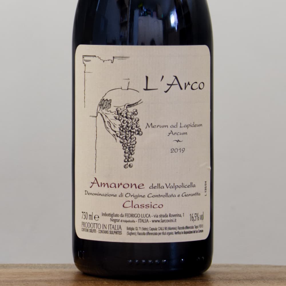 ラルコ アマローネ・デッラ・ヴァルポリチェッラ・クラシコ2019赤