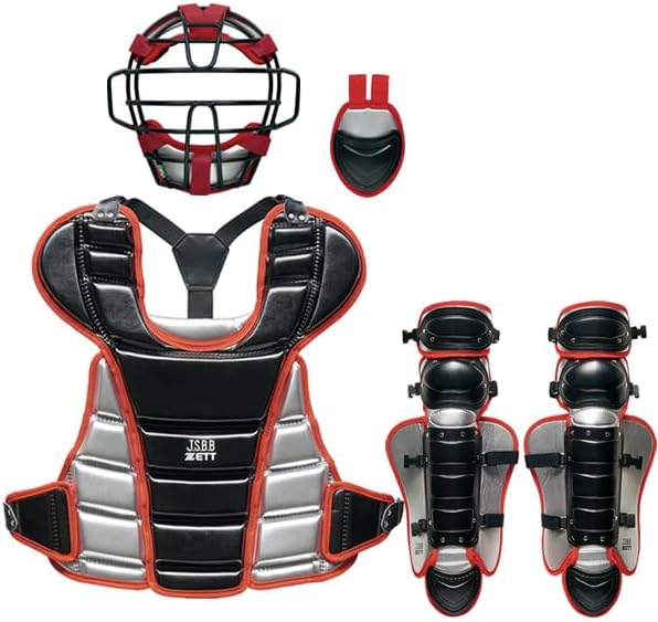 ZEET 限定カラー 少年軟式キャッチャー防具4点セット ブラック
