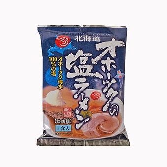 北海道 オホーツクの塩ラーメン つらら オホーツク海水100％の塩 乾燥