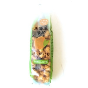 ホリ】【北海道限定】じゃがいもコロコロ[行者にんにく味]おかき170g