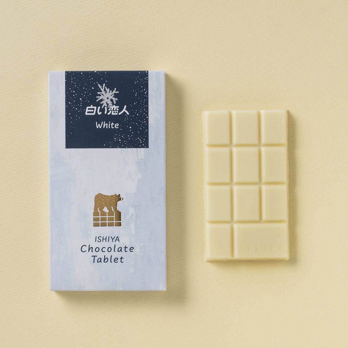 石屋製菓】[白い恋人 チョコレート タブレット ホワイト]44.5g