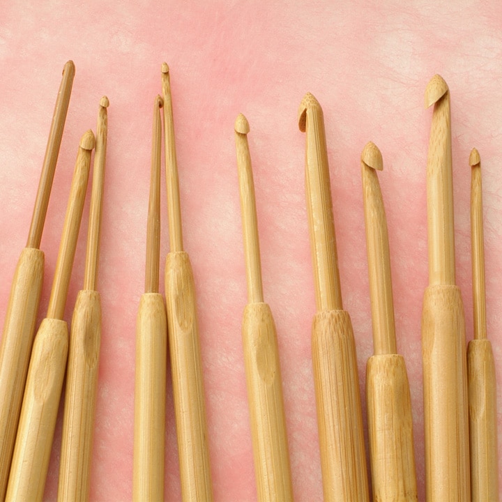 竹かぎ針 単品 2/0～10/0号 7～8mm