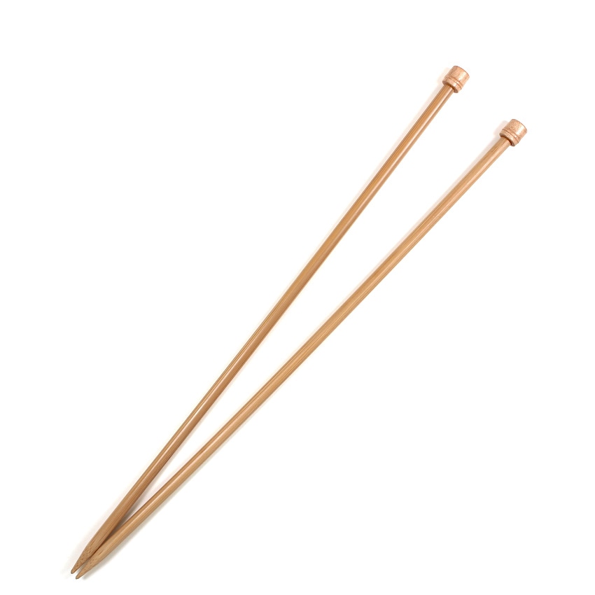 棒針 硬質玉付2本針 35cm 単品 7～8mm