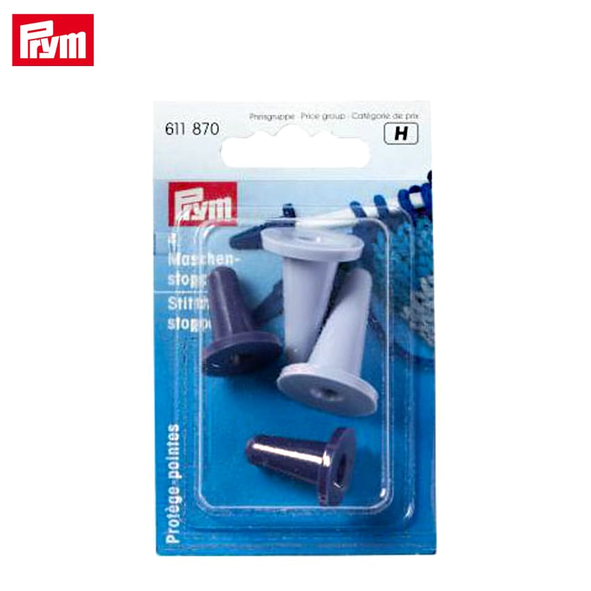 Prym プリム 編み止めキャップ 大2個小2個