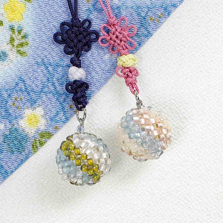 すくも藍ビーズキット NO-2 藍鞠 まり