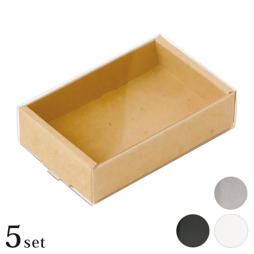 オリジナルワークス 透明スリーブ付 カラーボックス M 5P 