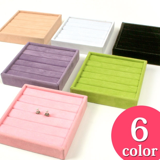 ビーズ　ディスプレイ用品　inside tray ピアス用 100×100×22mm
