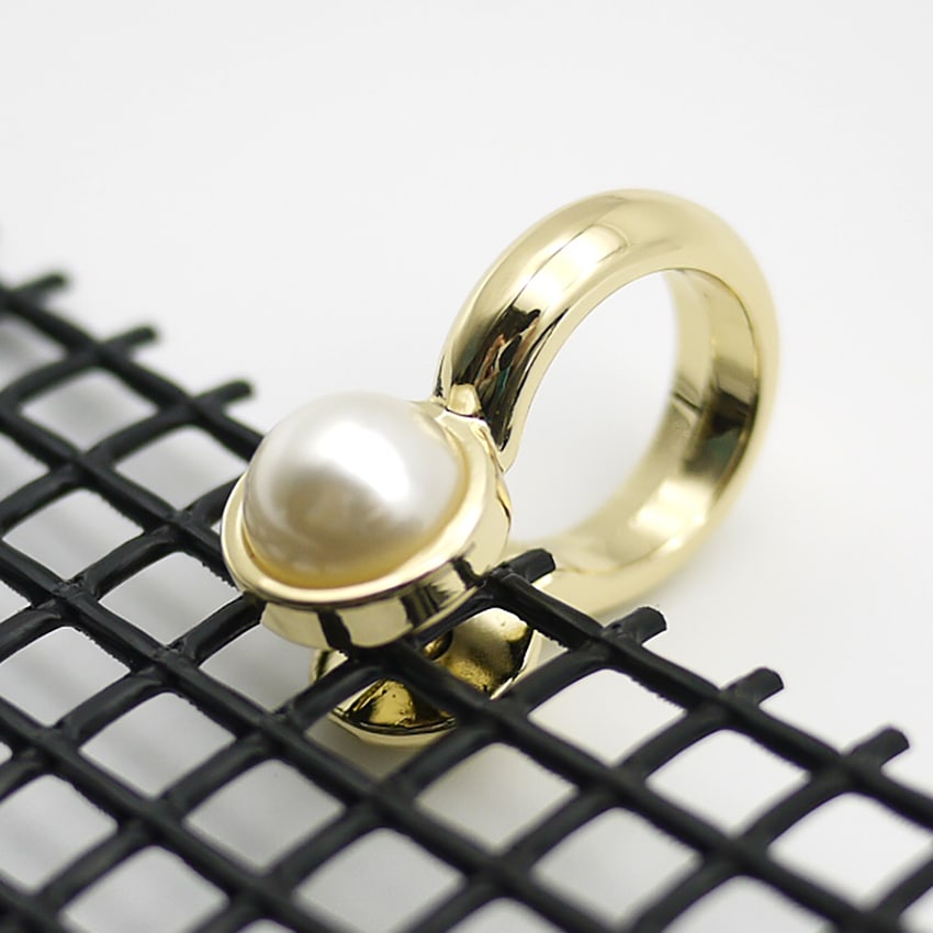 持ち手取り付け金具 パール