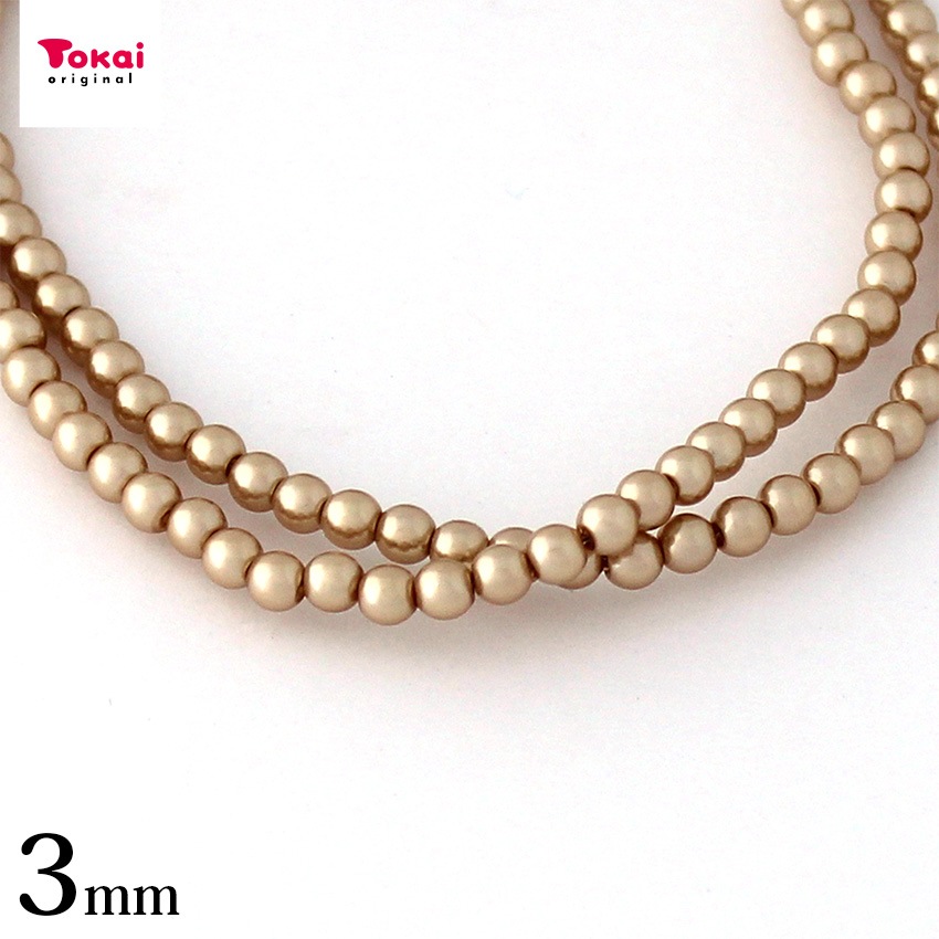 ユリアパール ゴールド 3mm 約125ヶ