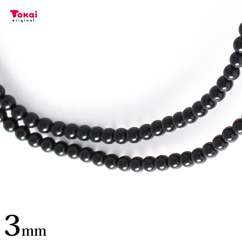 ユリアパール 黒塗 3mm 約125ヶ