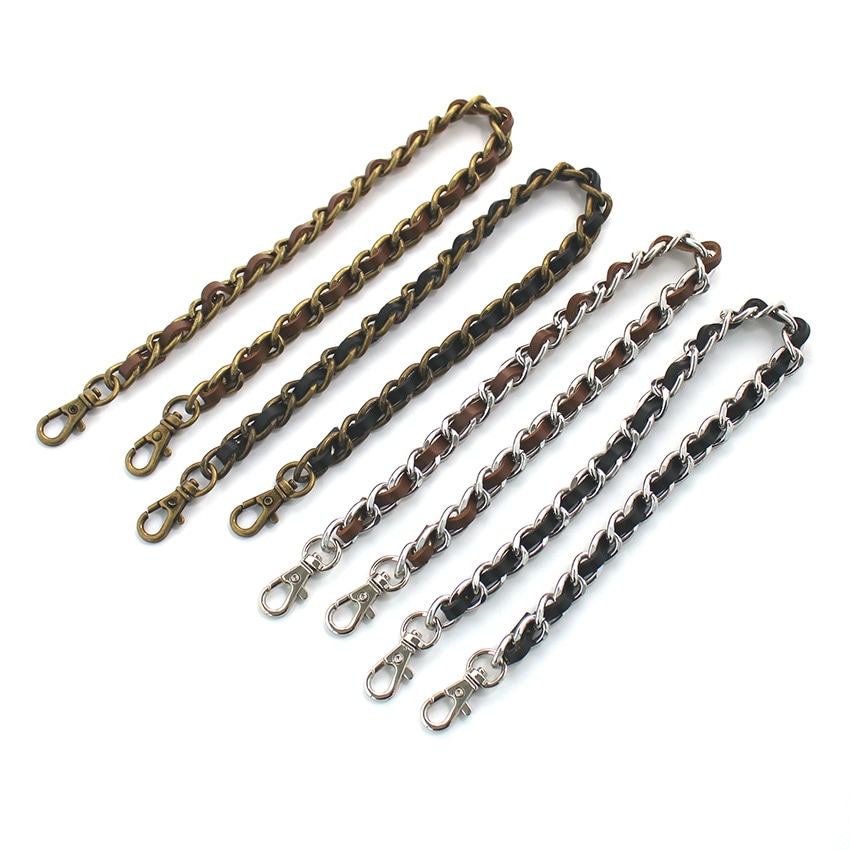 合皮チェーン持ち手 40cm 1本手