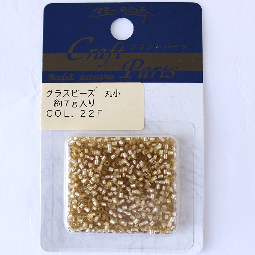 マミー グラスビーズ 丸小 col.22F