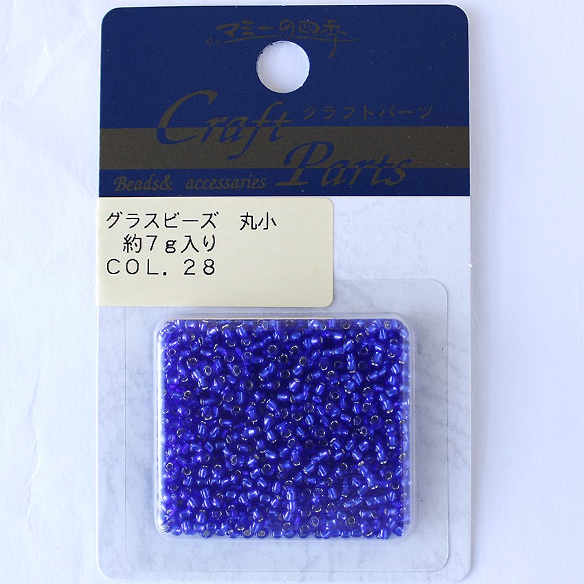 マミー グラスビーズ 丸小 col.28
