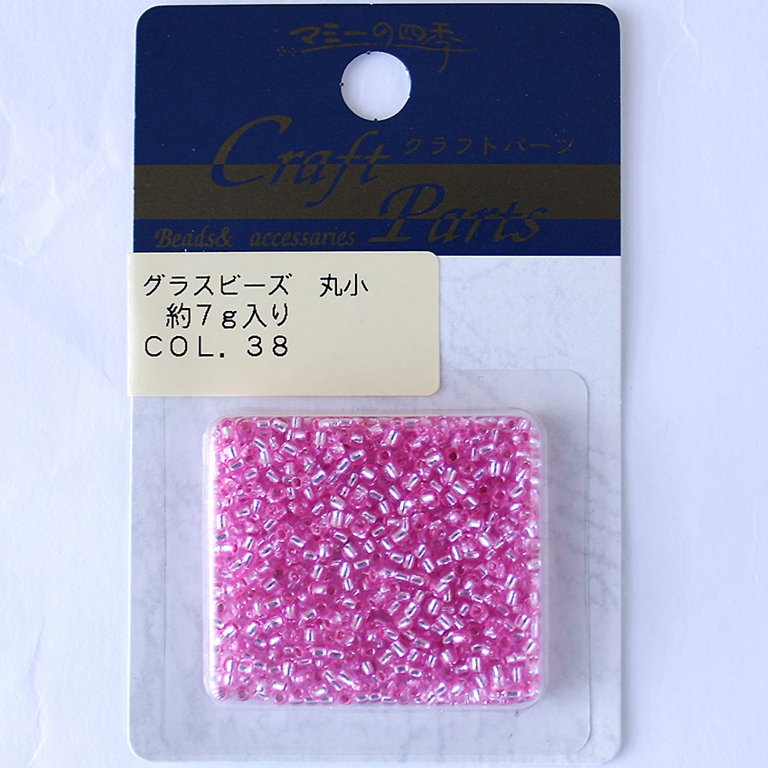マミー グラスビーズ 丸小 col.38
