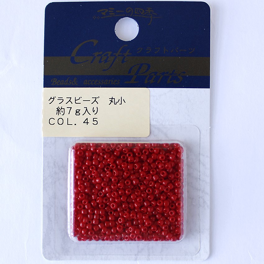 マミー グラスビーズ 丸小 col.45