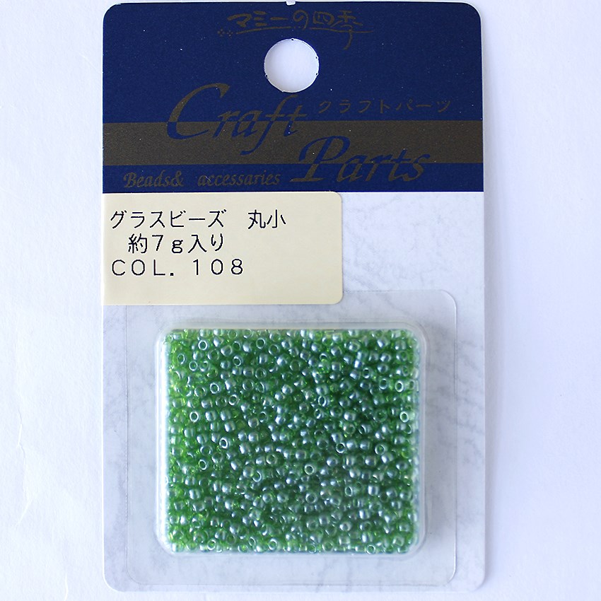 マミー グラスビーズ 丸小 col.108