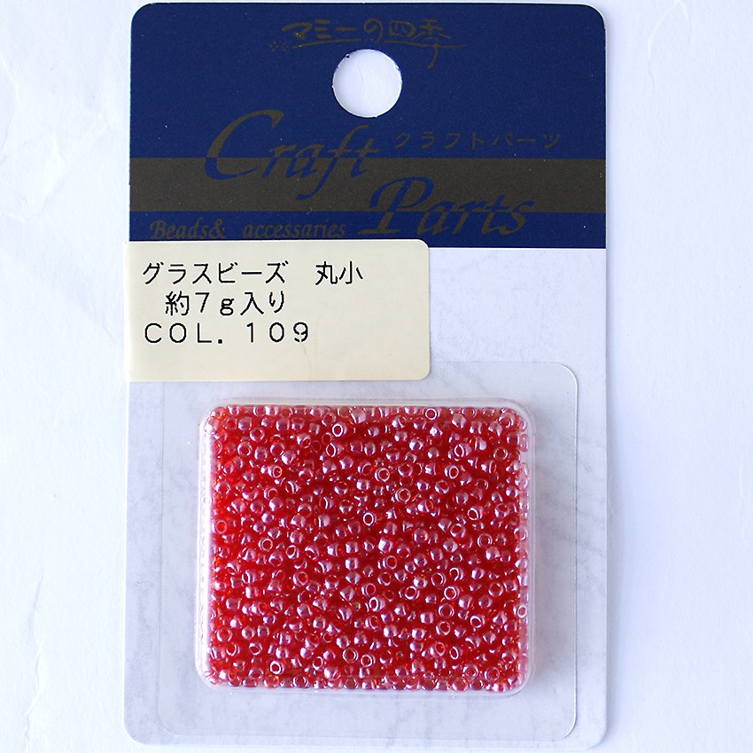 マミー グラスビーズ 丸小 col.109